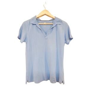 Lee blue polo top